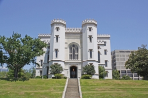 the old Louisiana state capitol